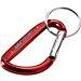 Timor Schlüsselanhänger mit Karabiner, rot