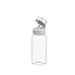 Trinkflasche School, 400 ml, transluzent-blau/schwarz