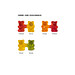 Trolli Team Gummibärchen Premium, inkl. Druck, transparente Folie