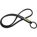 Tubyard Lanyard mit Band aus recyceltem Kunststoff, schwarz