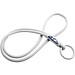 Tubyard Lanyard mit elastischem Band, weiss