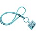 Tubyard Lanyard mit Telefonhalterung und elastischem Band, eisblau