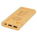 Tulda 10.000 mAh Powerbank aus Bambus, natur