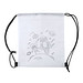 Kindertaschen zum Ausmalen, Turnbeutel, weiß