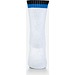 Two Tone Tennissocken, 37-41, White / Black / Blue