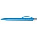 uma® BEAT transparent Druckkugelschreiber, hellblau