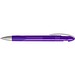 uma® LOOK grip transparent M SI Druckkugelschreiber, violett