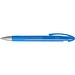 uma® LOOK grip transparent SI Druckkugelschreiber, hellblau