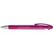uma® LOOK grip transparent SI Druckkugelschreiber, magenta