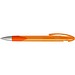 uma® LOOK grip transparent SI Druckkugelschreiber, orange