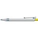 uma® RECYCLED PET PEN ALUMA transparent Druckkugelschreiber, gelb