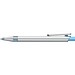 uma® RECYCLED PET PEN ALUMA transparent Druckkugelschreiber, hellblau