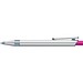 uma® RECYCLED PET PEN ALUMA transparent Druckkugelschreiber, magenta