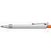 uma® RECYCLED PET PEN ALUMA transparent Druckkugelschreiber, orange