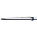 uma® RONDO chrom L Druckkugelschreiber, blau
