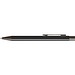uma® STRAIGHT Druckkugelschreiber, schwarz