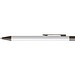 uma® STRAIGHT Druckkugelschreiber, weiss