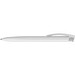 uma® TRINITY K transparent RECY Druckkugelschreiber, weiss
