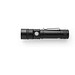 UNGAR. Wiederaufladbare 5 W-recyceltem Aluminium (100% rAL)-Taschenlampe, Schwarz