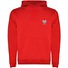 Urban 280 g/m² Kapuzenpullover für Kinder, rot, 5/6