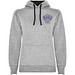 Urban Kapuzenpullover für Damen, Marl Grey/schwarz, S