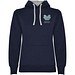Urban Kapuzenpullover für Damen, Navy Blue/grau, S