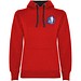 Urban Kapuzenpullover für Damen, rot/schwarz, S