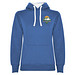 Urban Kapuzenpullover für Damen, Royal/weiß, L