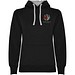 Urban Kapuzenpullover für Damen, schwarz/Marl Grey, S