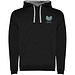 Urban Kapuzenpullover für Herren, schwarz/Marl Grey, XS