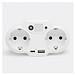 USB-Adapter-Stecker-Netzteil mit Nachtlicht ENDLESS POWER NIGHT,weiß