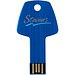 USB-Stick Schlüssel, hellblau, 16GB