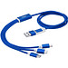 Versatile 5-in-1-Ladekabel, royalblau