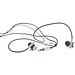 VIBRATION. In-Ear Kopfhörer aus Metall und ABS mit Mikrofon, Silber