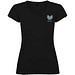 Victoria T-Shirt mit V-Ausschnitt für Damen, schwarz, S