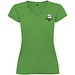 Victoria T-Shirt mit V-Ausschnitt für Damen, Tropical Green, 3XL