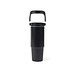VINGA Eos Trek 880ml Flasche aus RCS rec. Stainless-Steel, schwarz, schwarz