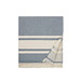 VINGA Tolo Hamam-Frottierhandtuch, navy blau, weiß