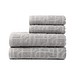 VINGA Verso Handtuch aus OCS Bio-Baumwolle, 4er-Set, grau