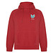 Vinson Kapuzenpullover Unisex, rot, XS