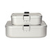 Vorratsdose Quadrado, large, silber