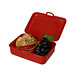 Vorratsdose School-Box deluxe, mit Trennschale, transparent
