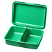 Vorratsdose School-Box mit Trennwand, 16 x 11,6 cm, mittel, transparent-milchig