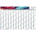 Geiger-Notes Wandplaner Horizont Bestseller, L, inkl. Druck, blau