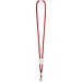 WEAVE. Lanyard aus Polyester, Rot