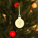 Weihnachtsbaumanhänger Christbaumkugel, natur