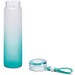 WILLIAMS. Flasche aus Borosilikatglas und Deckel aus AS 470 mL, Türkis