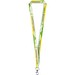 WINDSOR. SET Lanyard SUBLIMATION Long II (20 mm) aus recyceltem Polyester (100% rPET) mit 20 mm Schnappkarabiner, Weiß