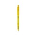 X3 Frosted-Pen aus GRS recyceltem PC, gelb