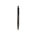 X3 Frosted-Pen aus GRS recyceltem PC, schwarz